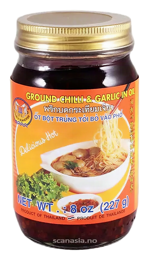 D.SEAHORSE Ground Chili & Garlic in Oil 24x227g