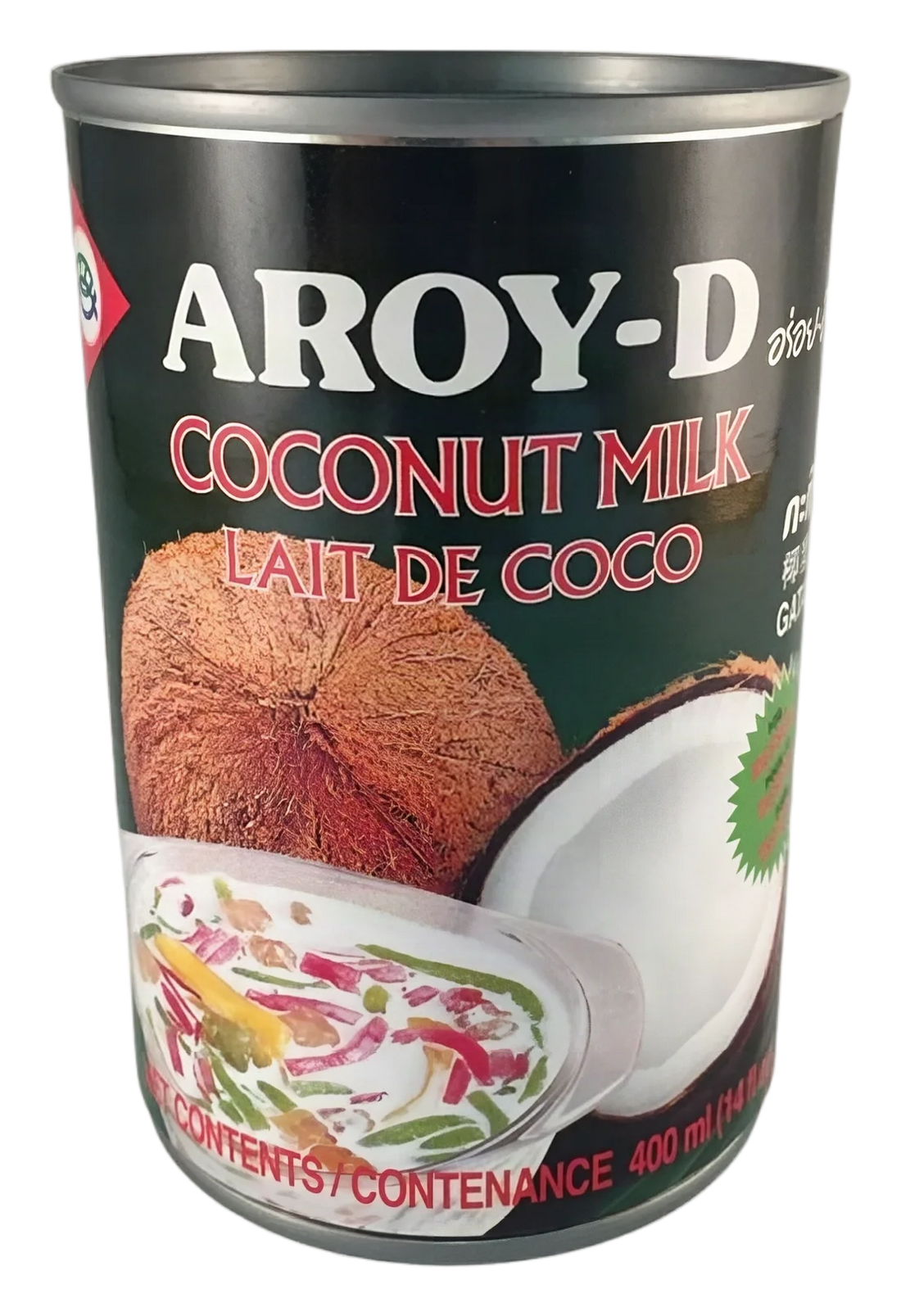 AROY-D Coconut milk dessert 24x400ml TH