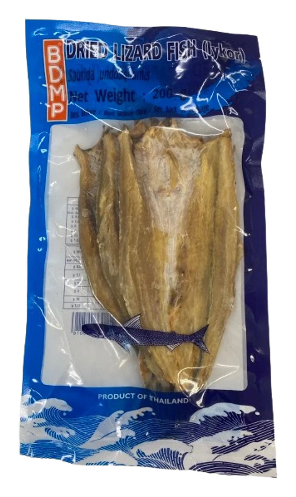 BDMP Dried Lizard Fish 25x200g TH