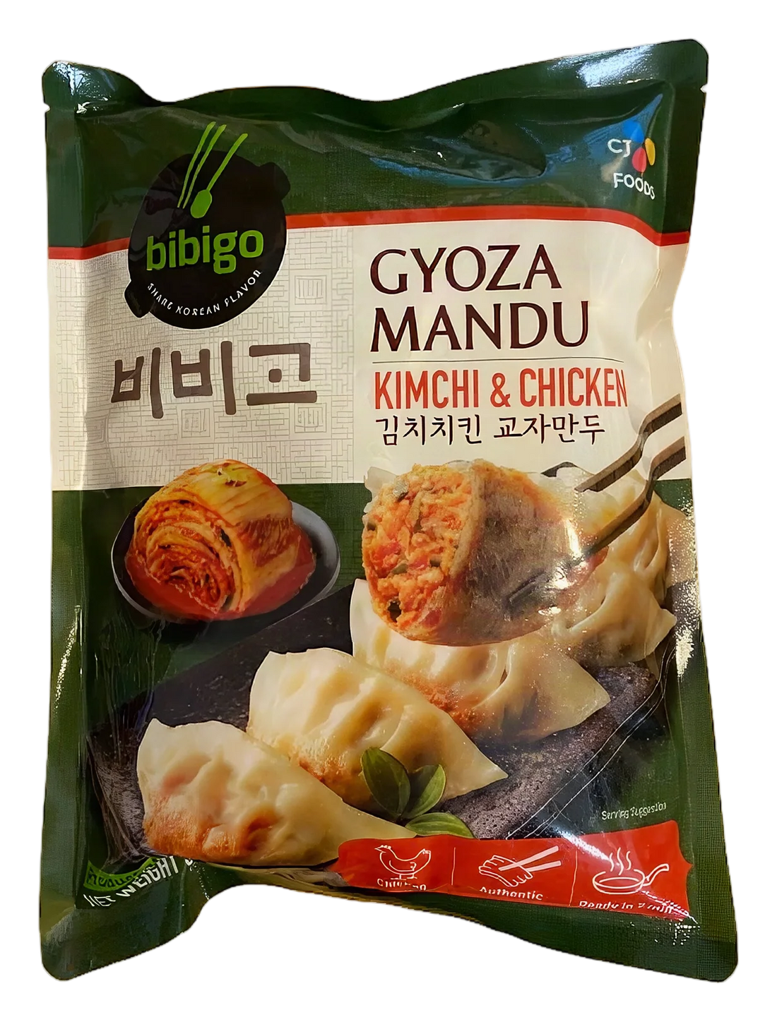 BIBIGO Gyoza dumplings kimchi & chicken 12x600g DE