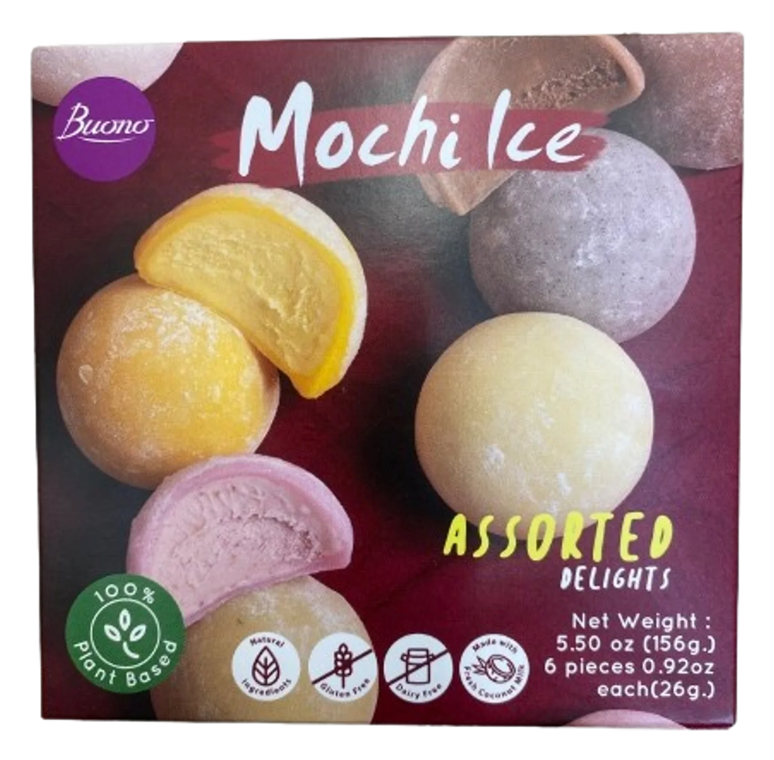 BUONO Mochi ice dessert MIX 12x(6x26g)TH