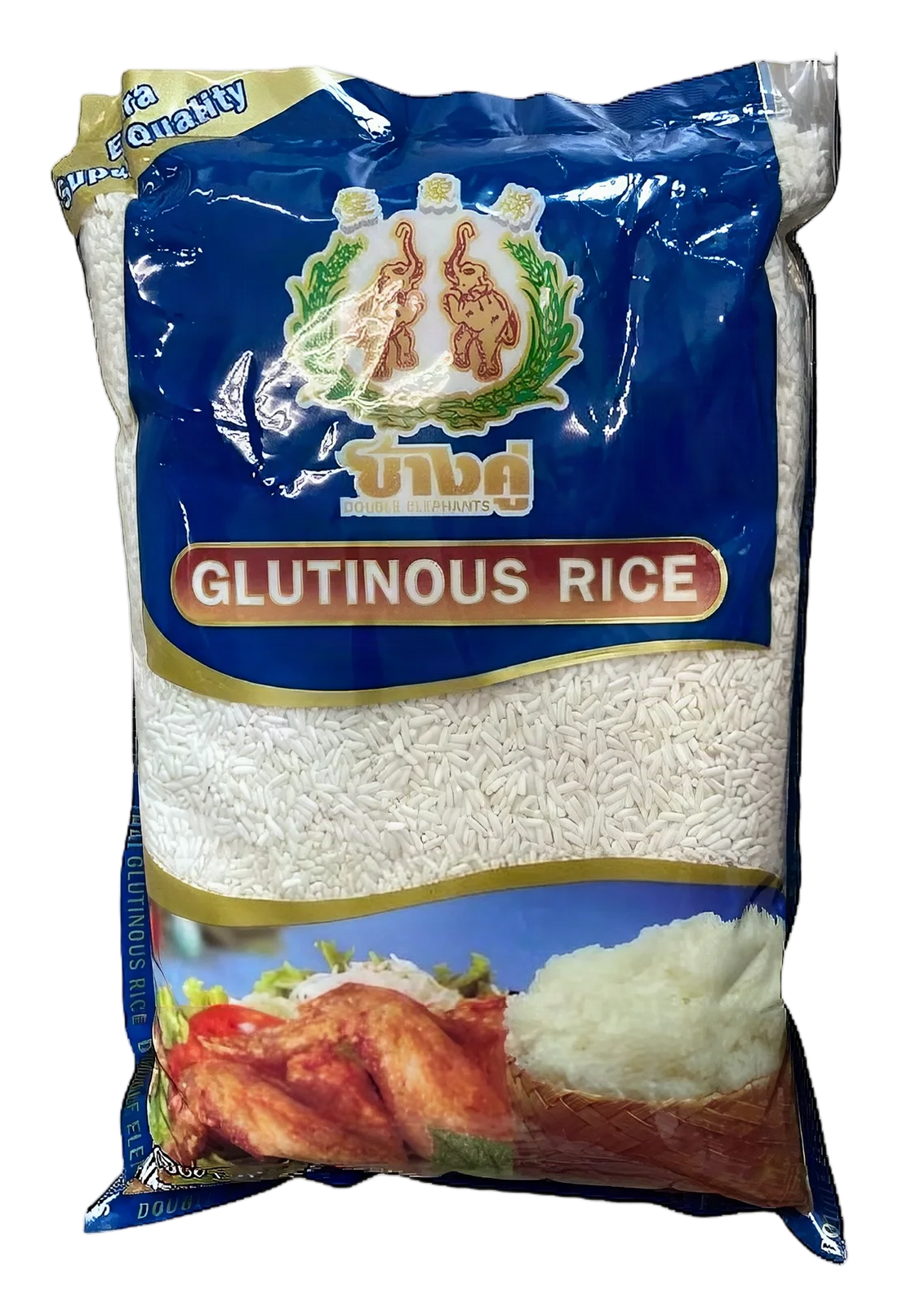 Double Elephants glutinous rice 12x2kg TH