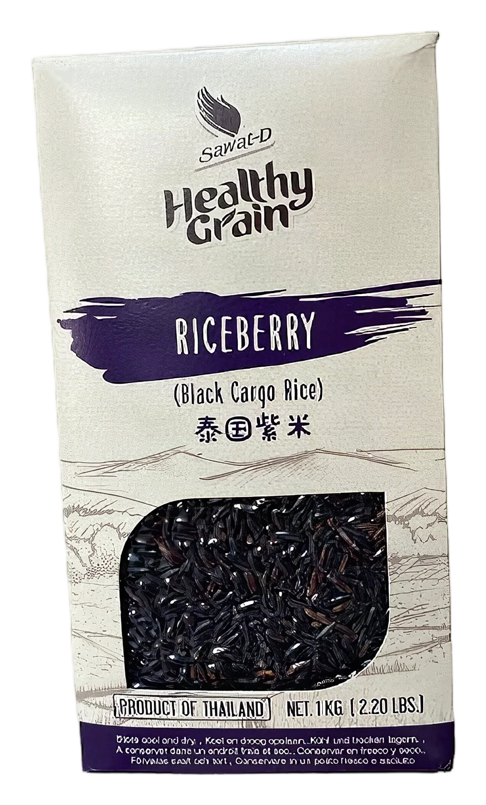 Double Elephants Riceberry 12x1kg TH