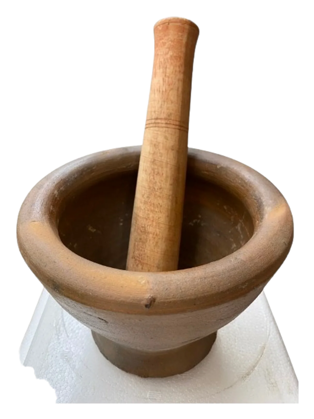 Earthen Mortar & Pestle M 20cm 1x5pcs TH