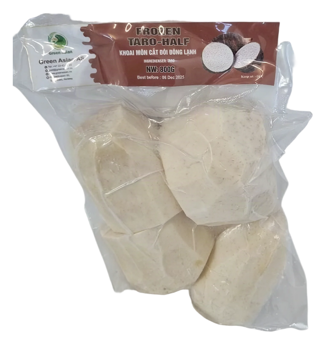 GA Frozen Taro Half 12x800g VN