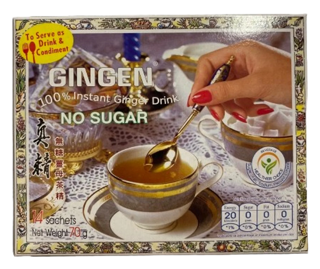 GINGEN Ginger tea no sugar 48x70g TH