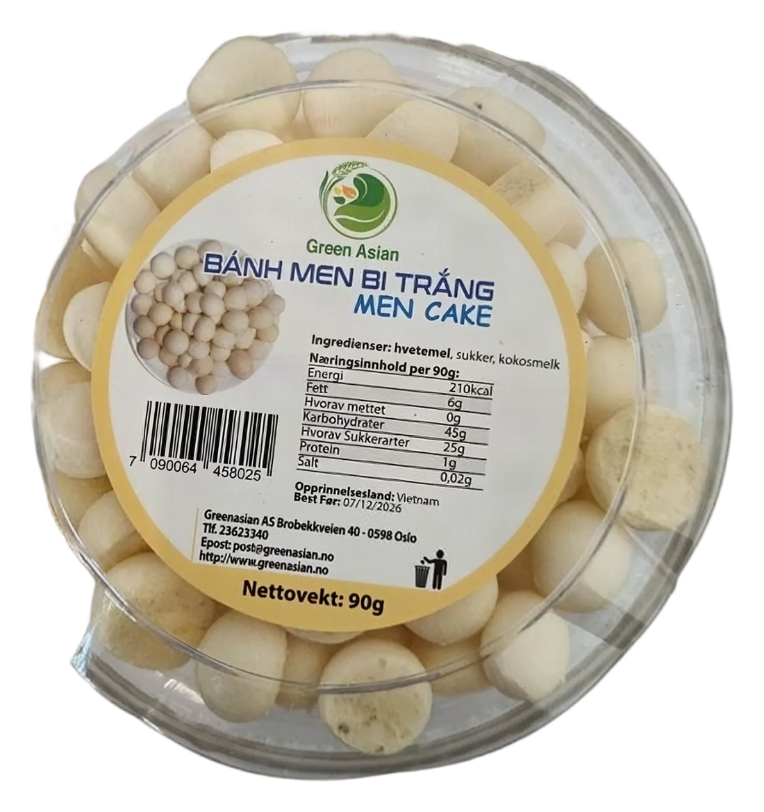 GREEN ASIAN MEN CAKE white 24x200g VN