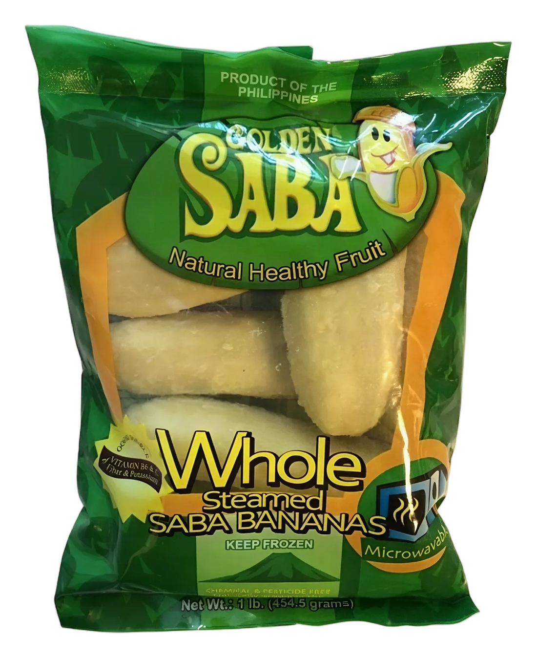 Golden Saba Bananas steamed 12x454g PH