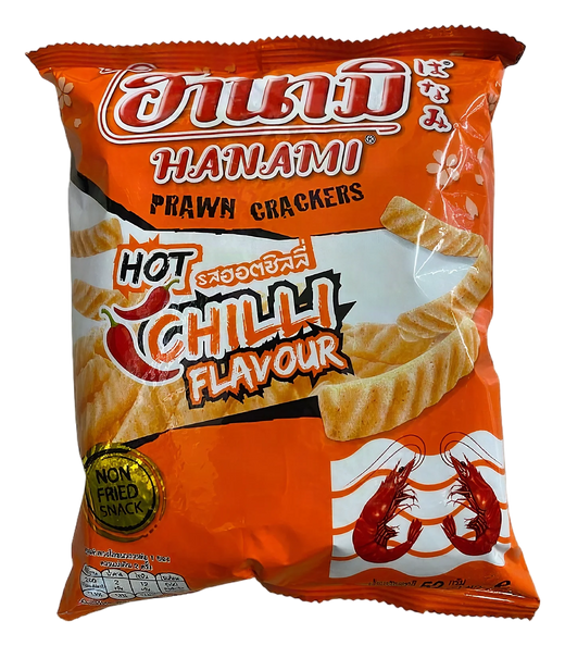 HANAMI Prawn Crackers hot 24x52g TH