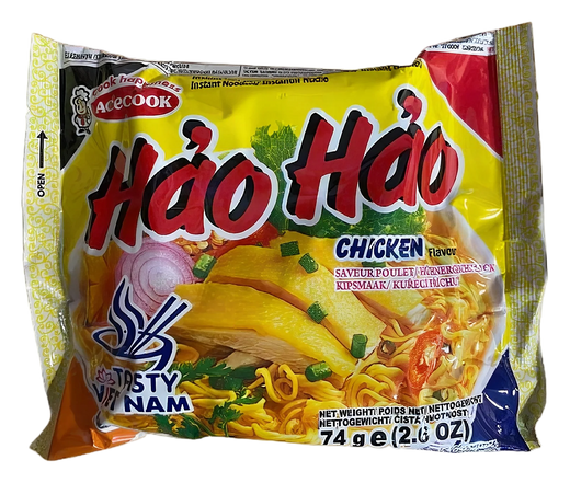 HAOHAO Instant noodles chicken flavour 3x(30x74g)
