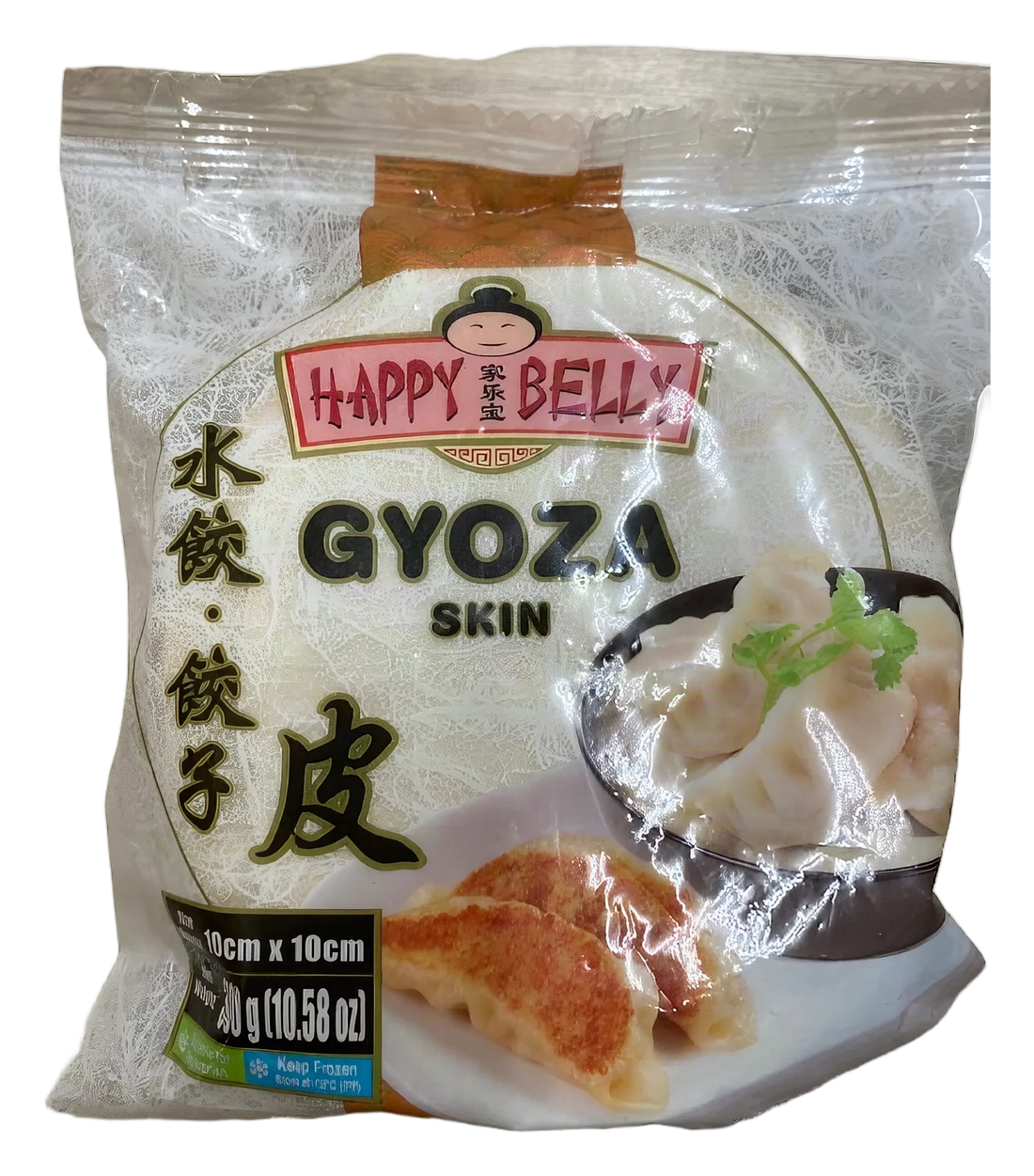 HAPPY BELLY Gyoza skin 10cm – 30x300g SG