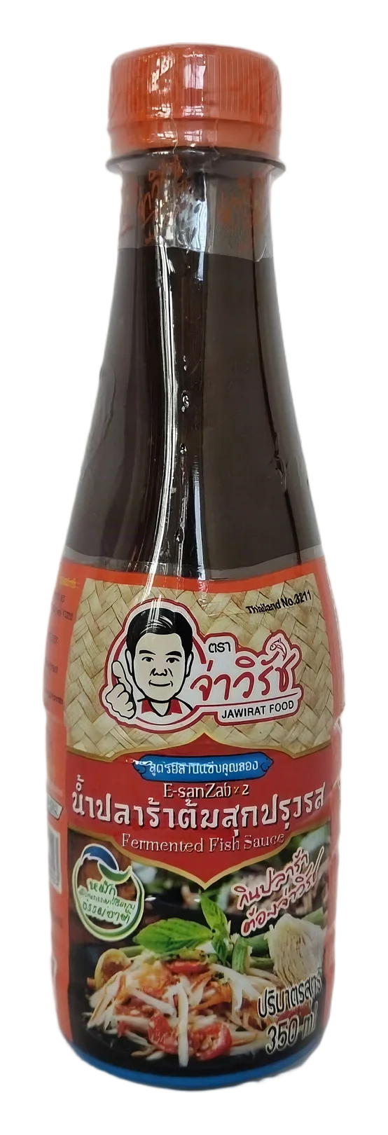 Jawirat F. Fermented Fish Sauce E-San 12x350ml TH
