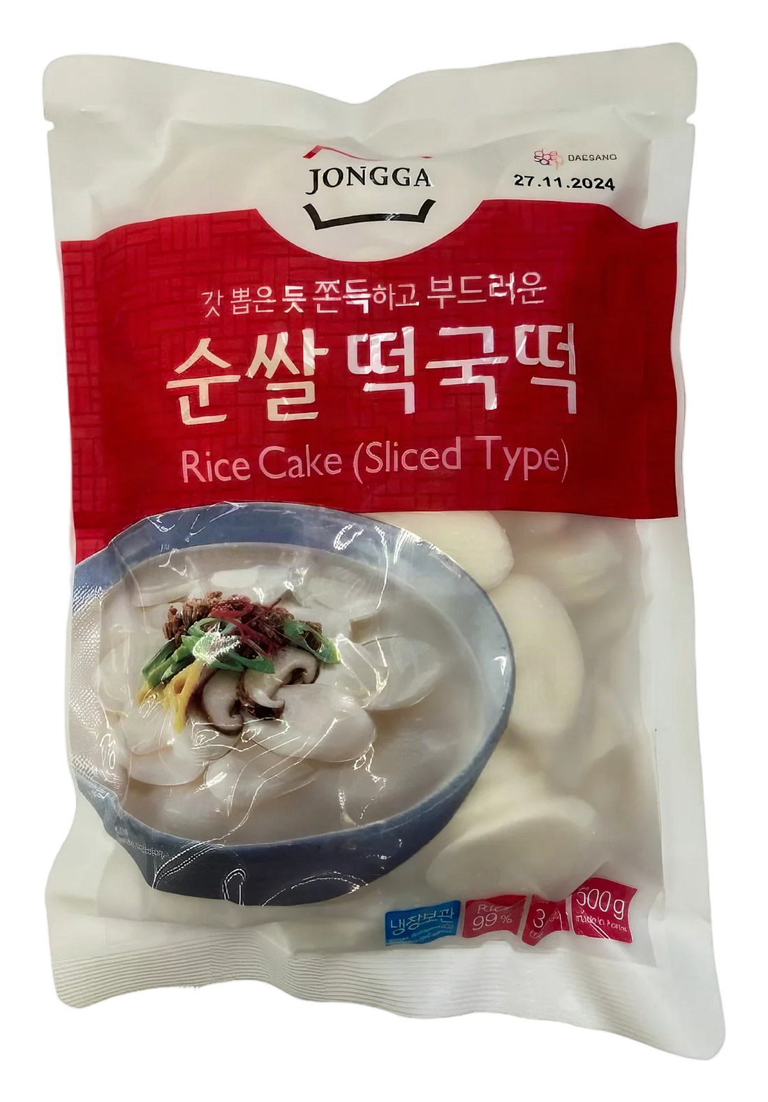 JONGGA Rice cake – Sliced 10x500g KR