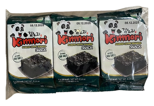 KIMNORI Korean crispy seaweed – Natural 24x(3x4g) KR
