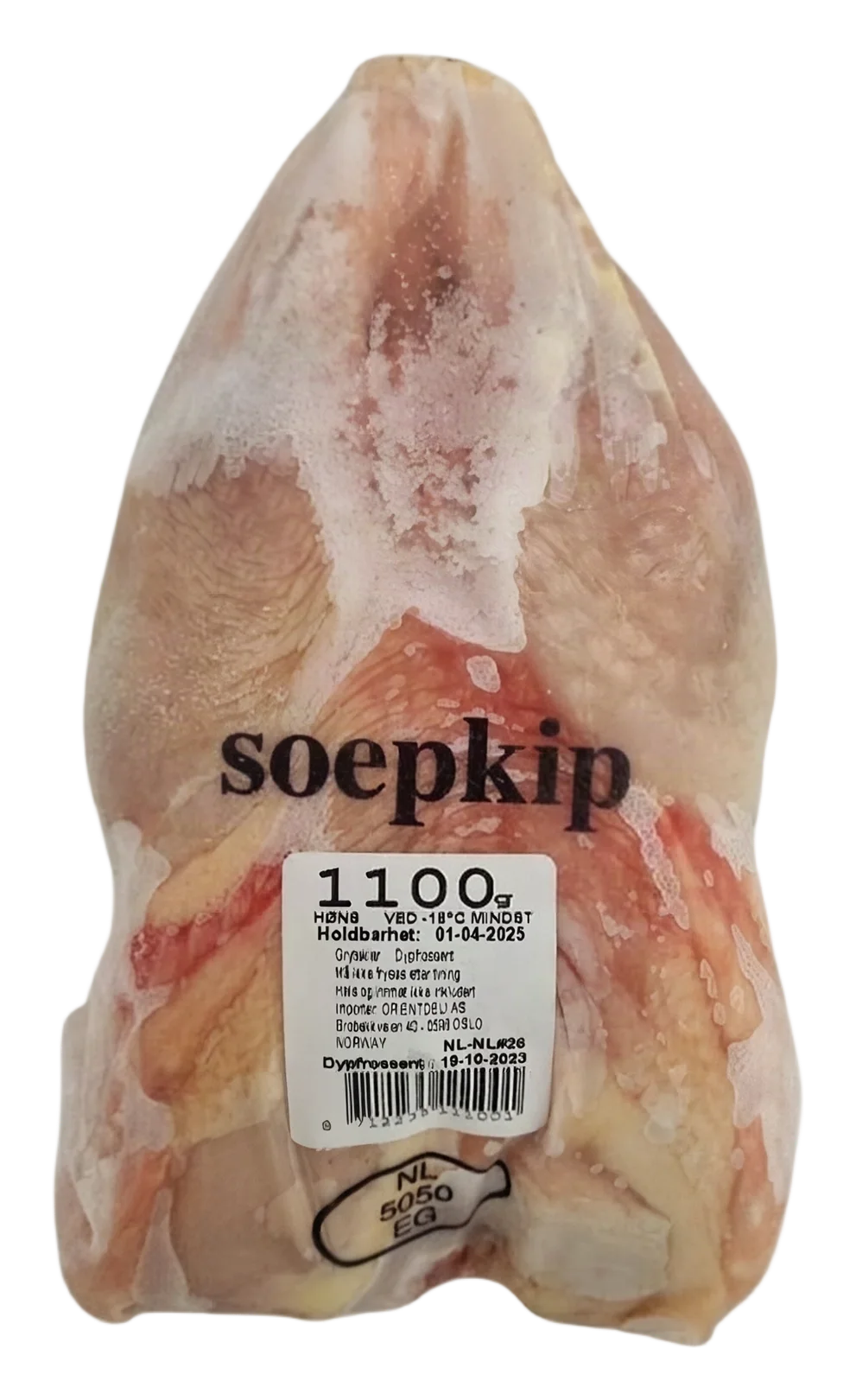 KOKOLO Chicken Hen cleaned Halal10x1100g NL