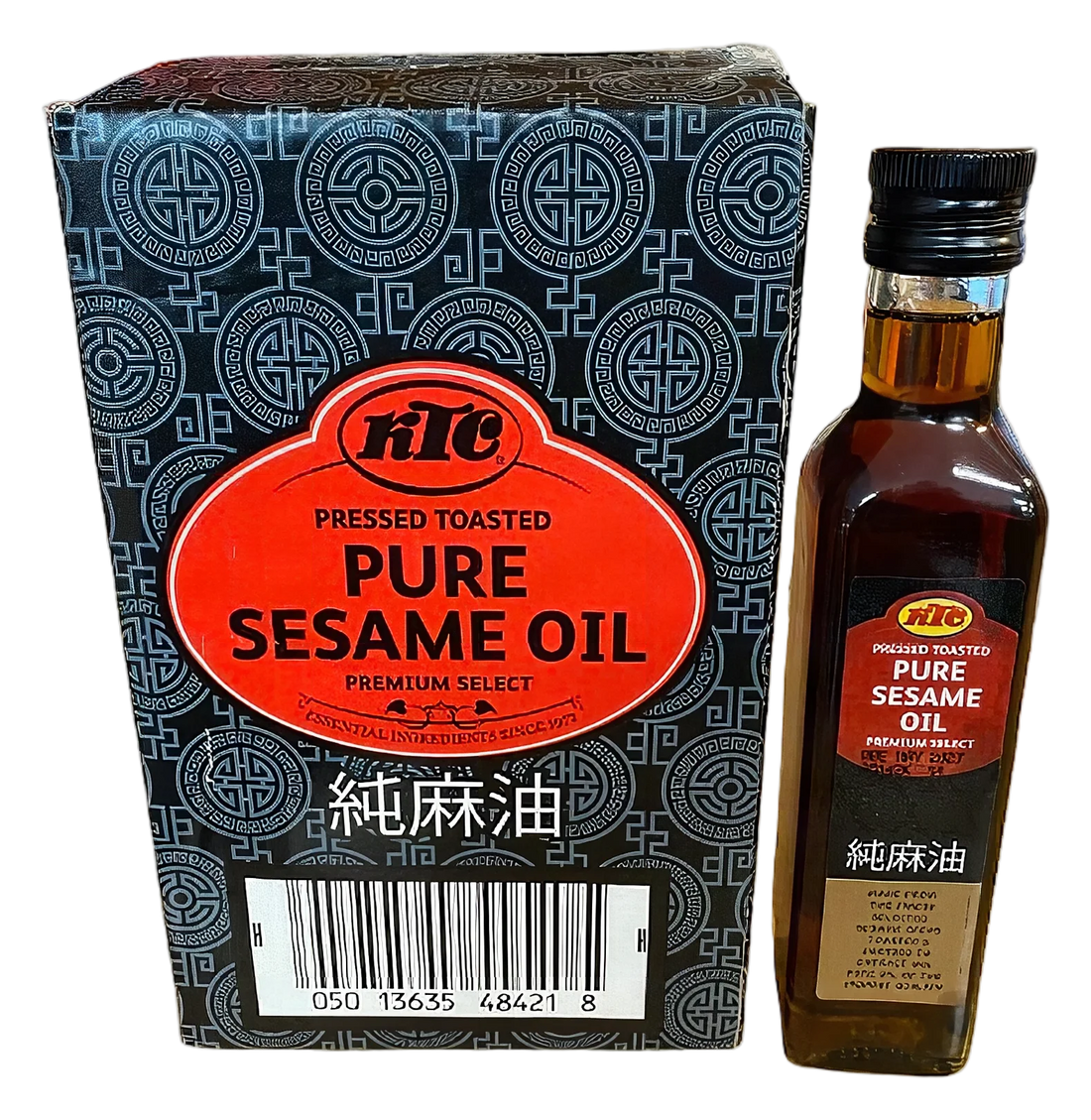 KTC Toasted Pure sesame oil 6x250ml UK