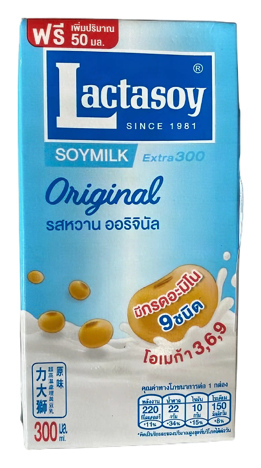 LACTASOY Soy milk original 36x300ml TH