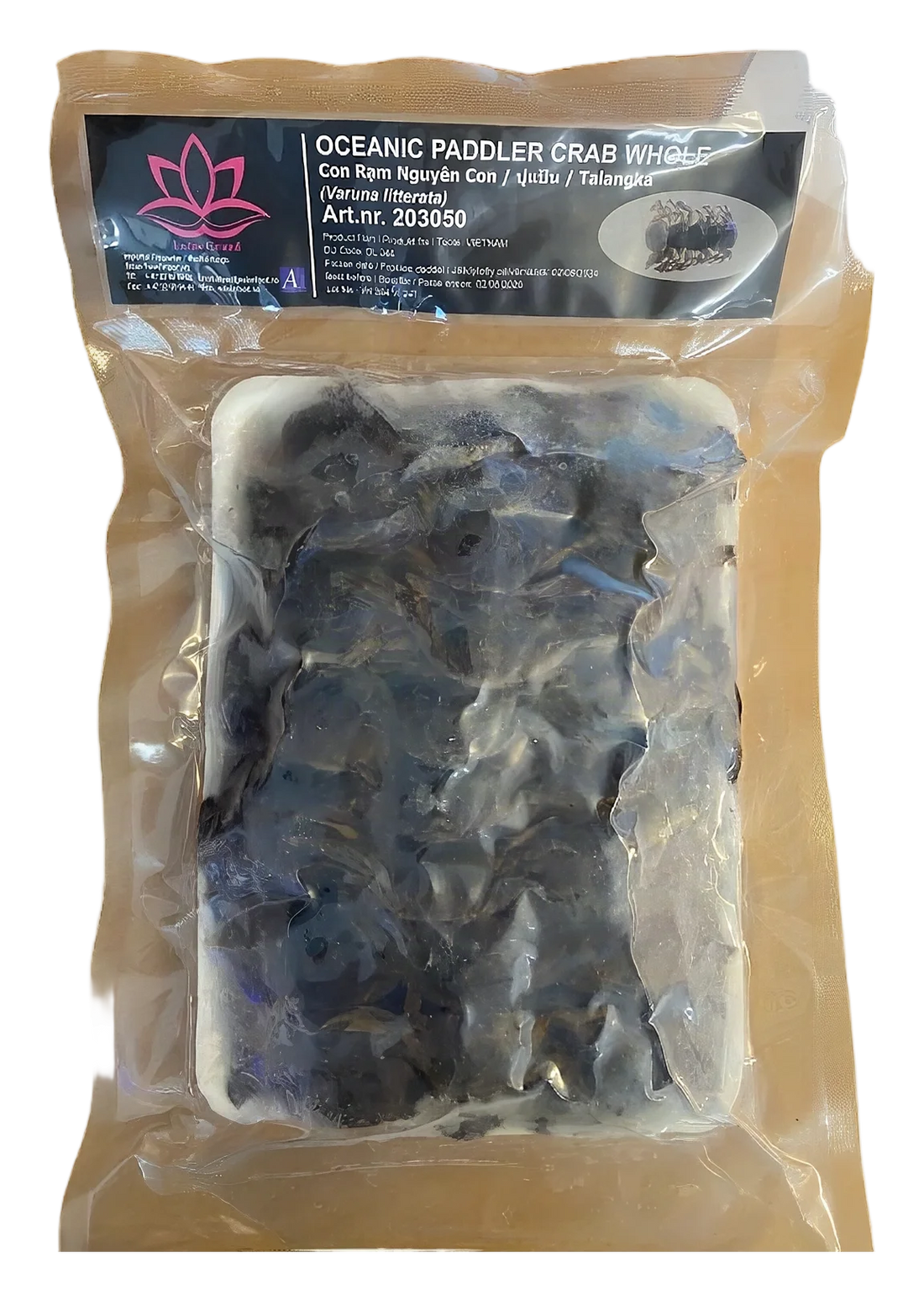 LOTUS Oceanic Paddler crab whole 20x500g VN