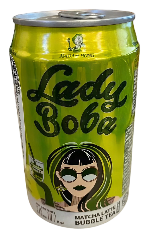 MADAM HONG Lady Boba Matcha latte bubble 24x315ml. TW