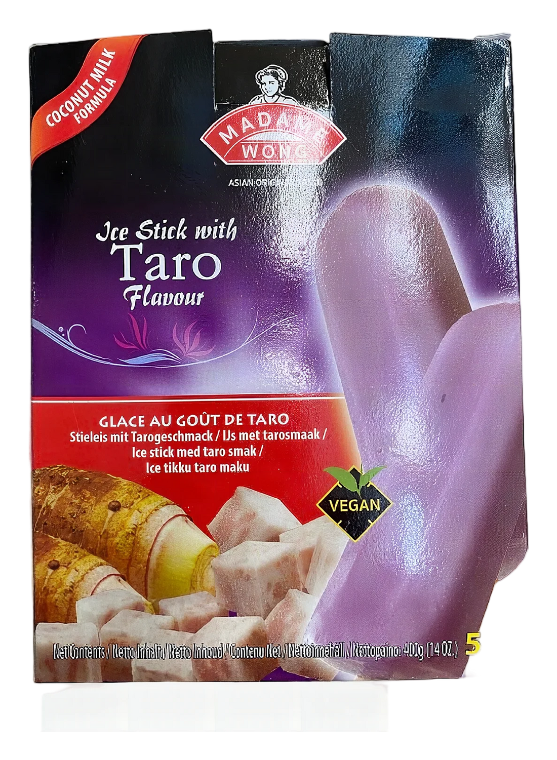 Madame Wong Ice bar – Taro 6x(5x80g) TH