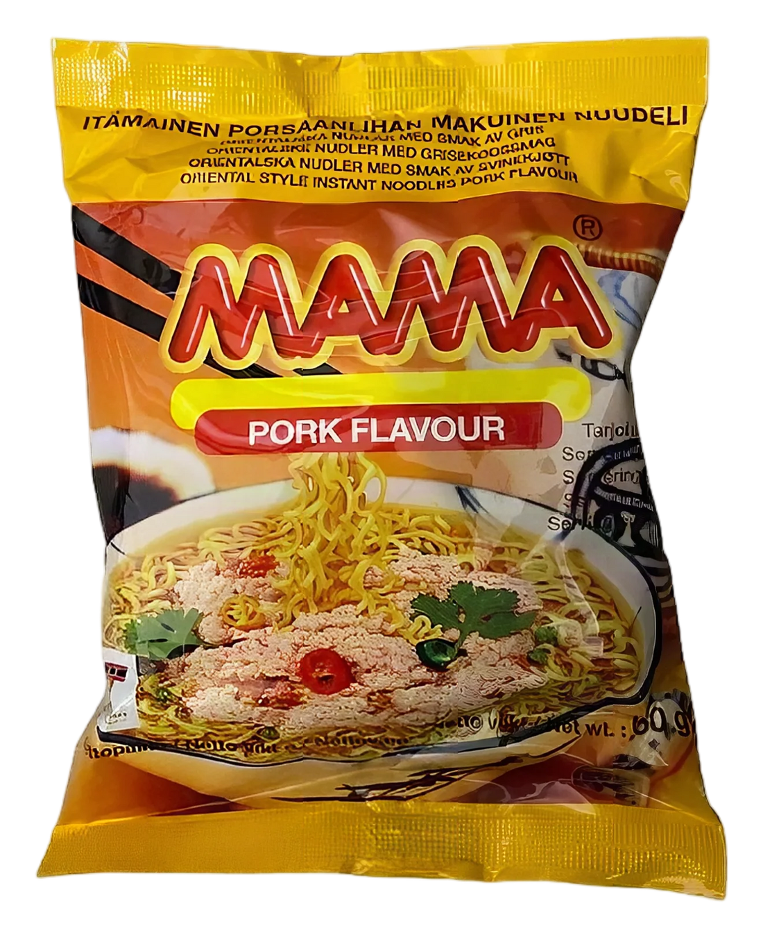 MAMA Instant noodle pork flavour Mi 6x(30x55g) TH