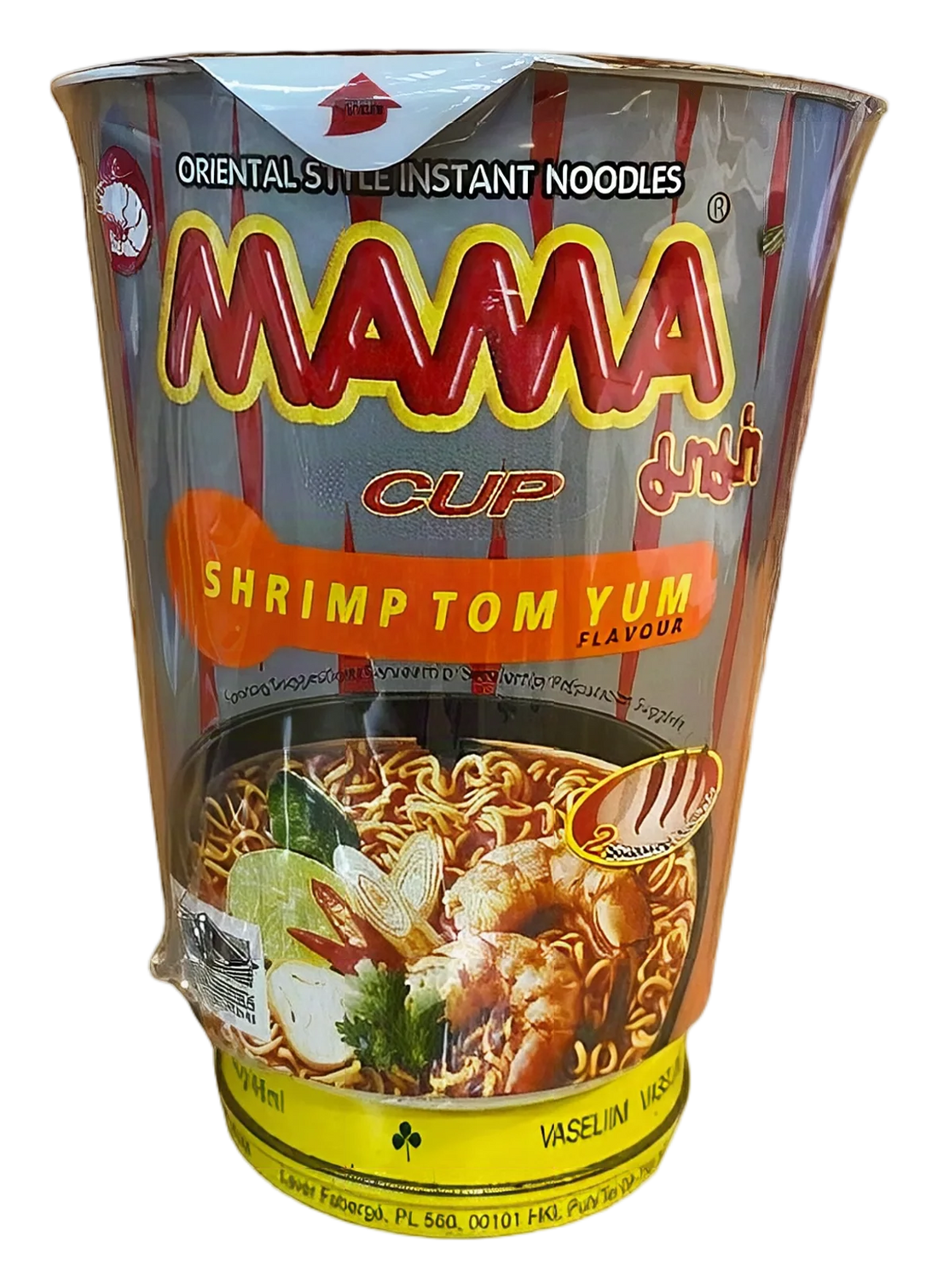 MAMA Instant noodle tom yum flavour CUP 12x70g TH