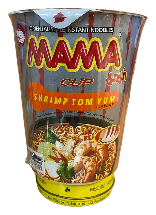 MAMA Instant noodle tom yum flavour CUP 12x70g TH