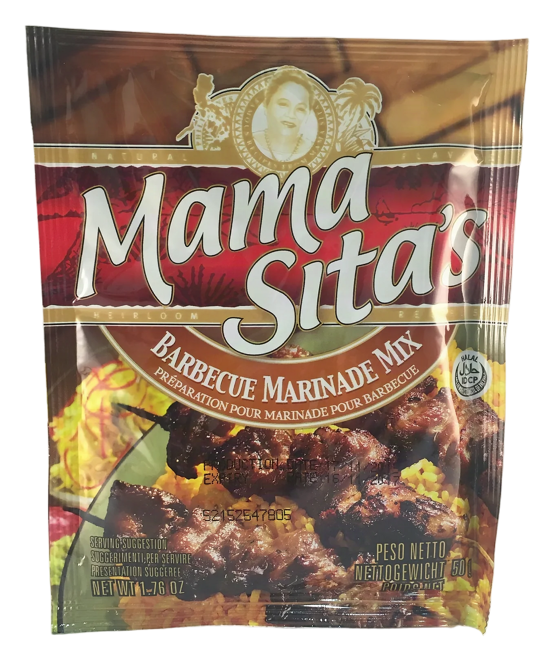 MAMASITAS BBQ marinade mix 24x50g PH