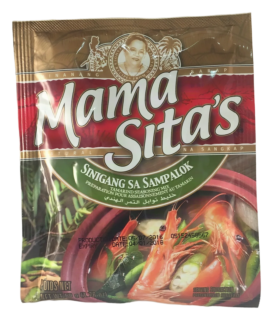 MAMASITAS Tamarind seasoning – SINIGANG 24x50g PH
