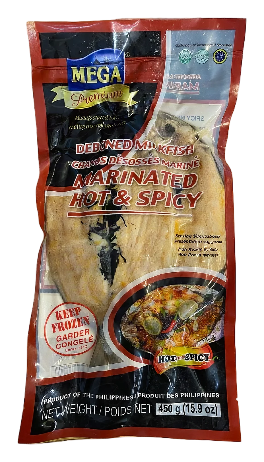 MEGA- Milkfish marinated 20x450g PH(FARMS)