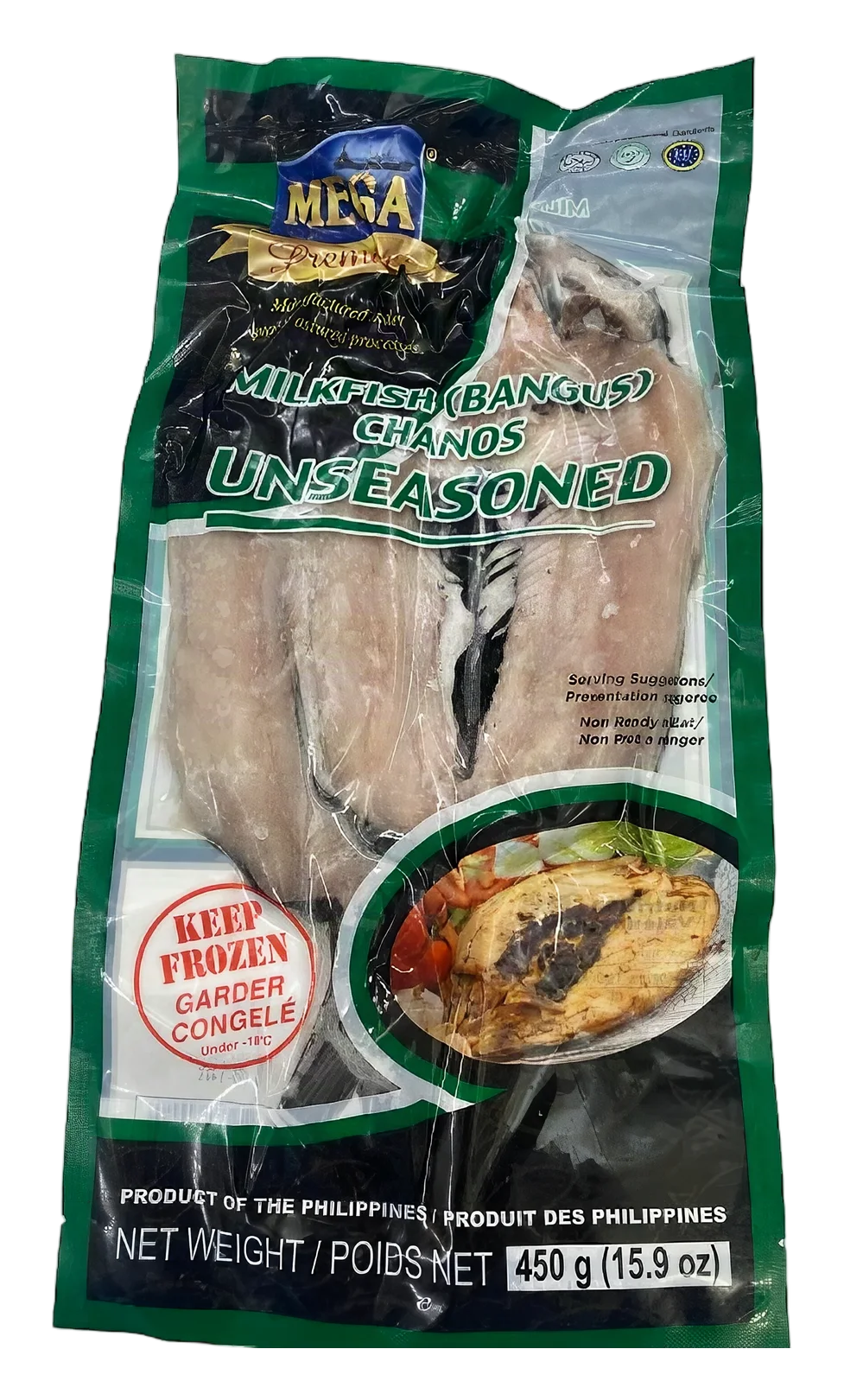 MEGA Milkfish – boneless 20x450g PH (FARMS)