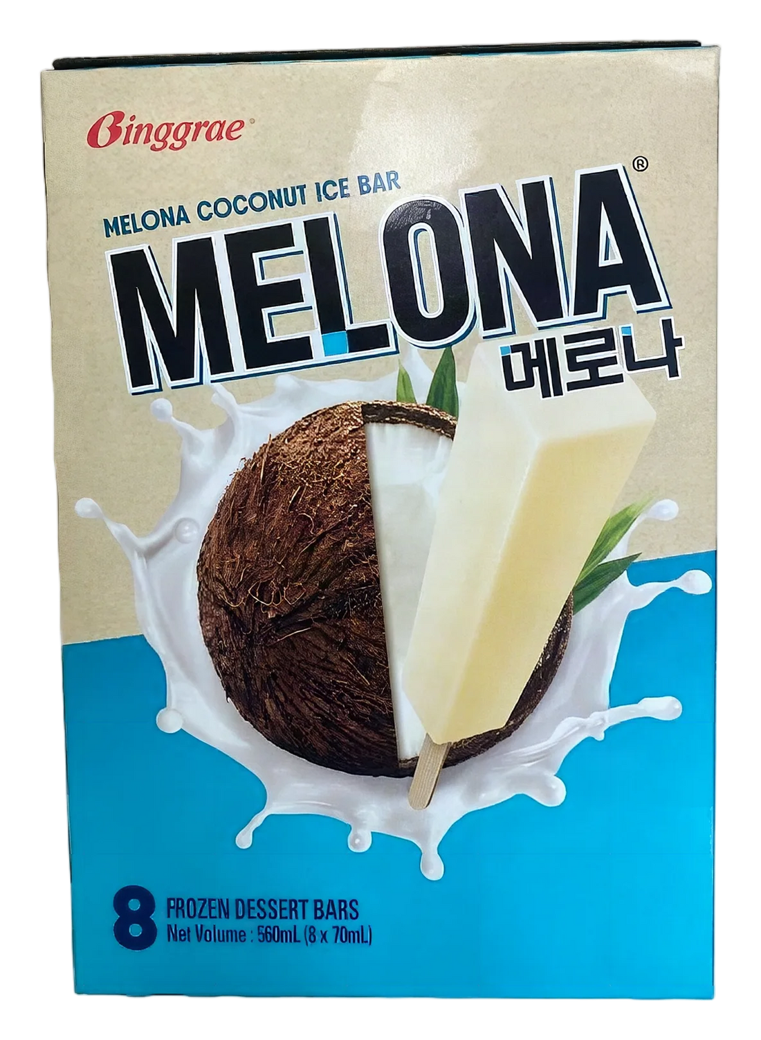 Melona Coconut ice bar 8x(8x70g) KR