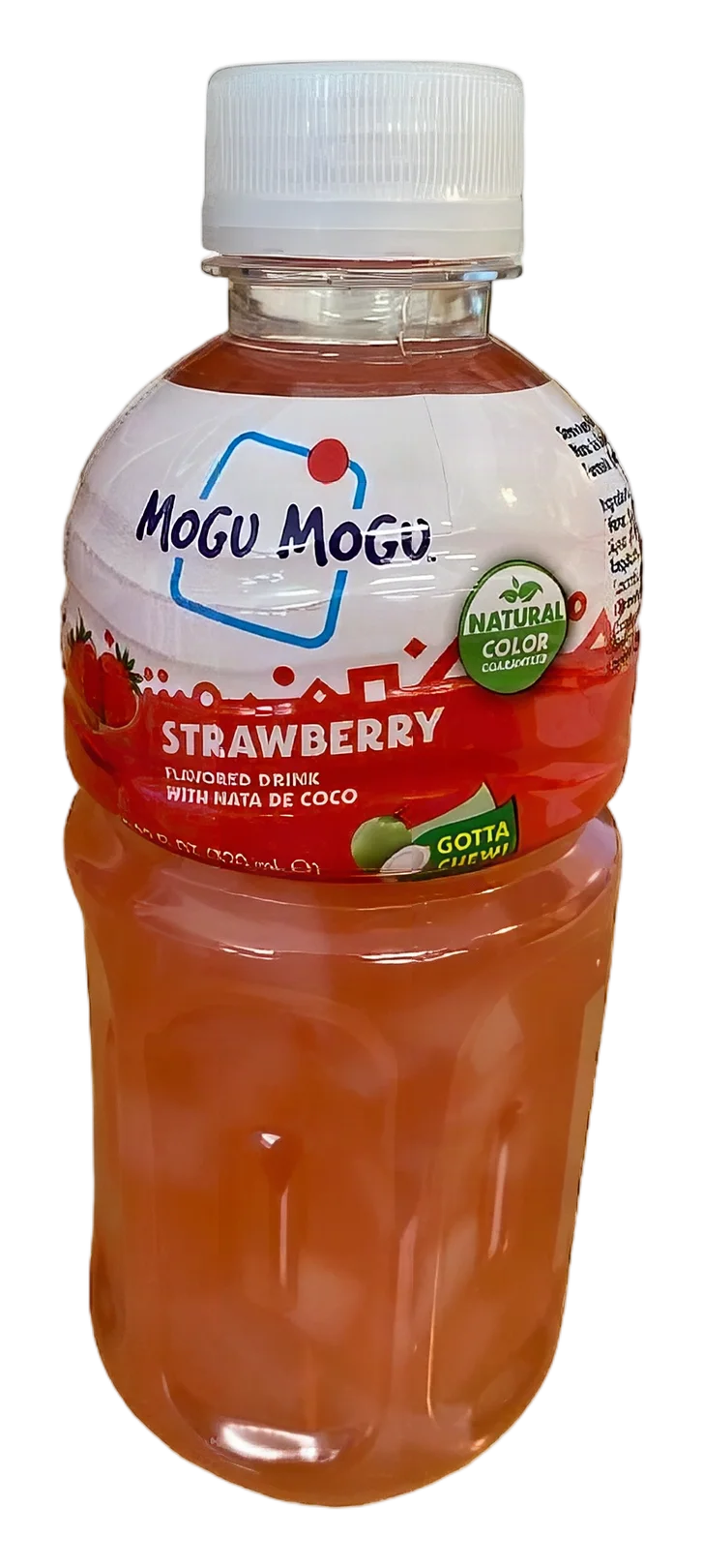 MOGU Strawberry drink Nata De Coco 24x320ml TH