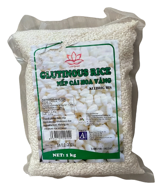 Nep Cai Hoa Vang (Glutinous rice) 10x1kg VN
