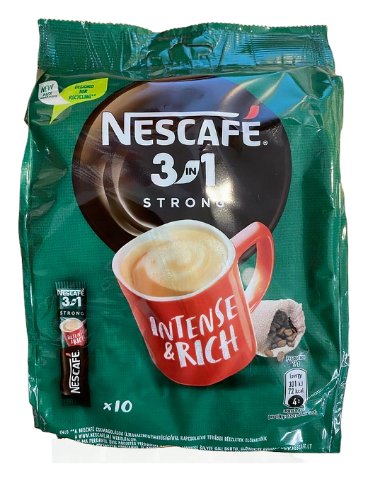 NESCAFE Strong instant coffee 3in1 Green 18x(10x17g)