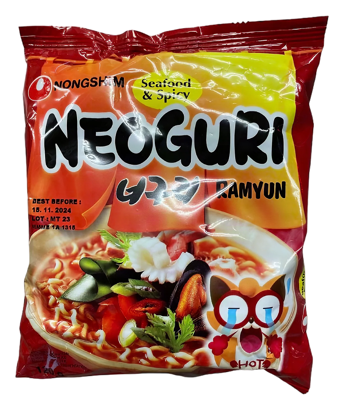 NONGSHIM Neoguri ramyun seafood & spicy 20x120g KR