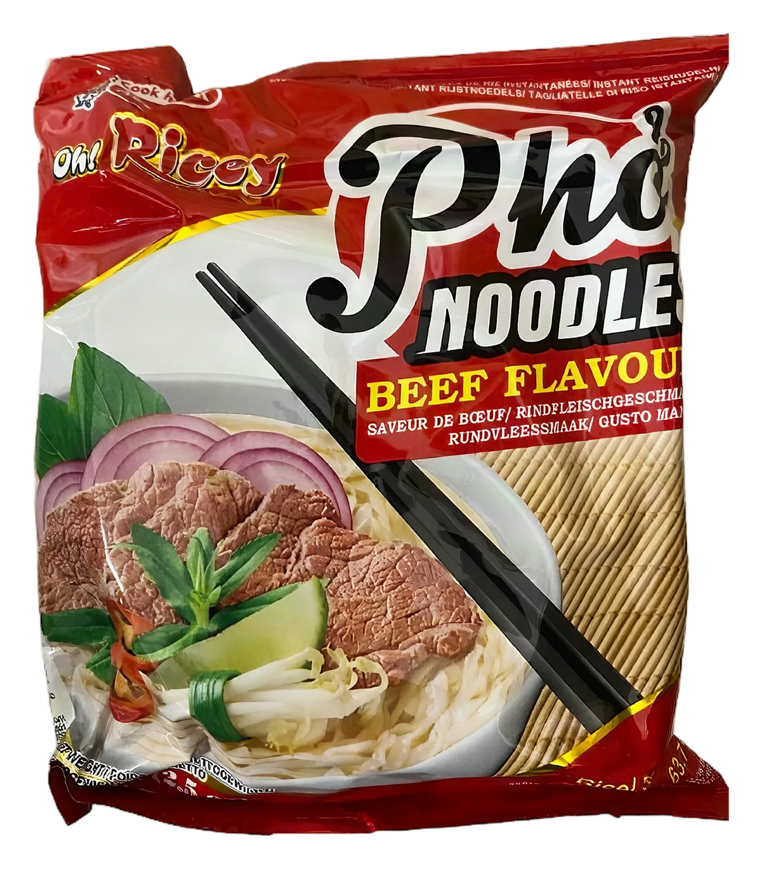 OH! RICEY Instant rice noodle beef flv 3x(24x70g) VN
