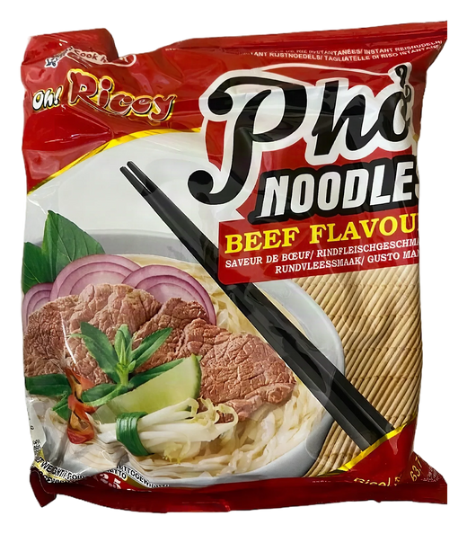 OH! RICEY Instant rice noodle beef flv 3x(24x70g) VN