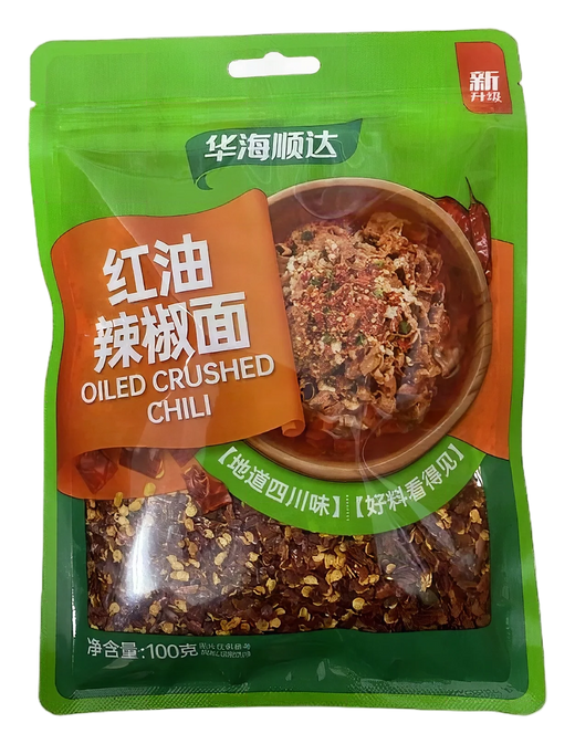 Oiled Crushed chili 50x100g CN