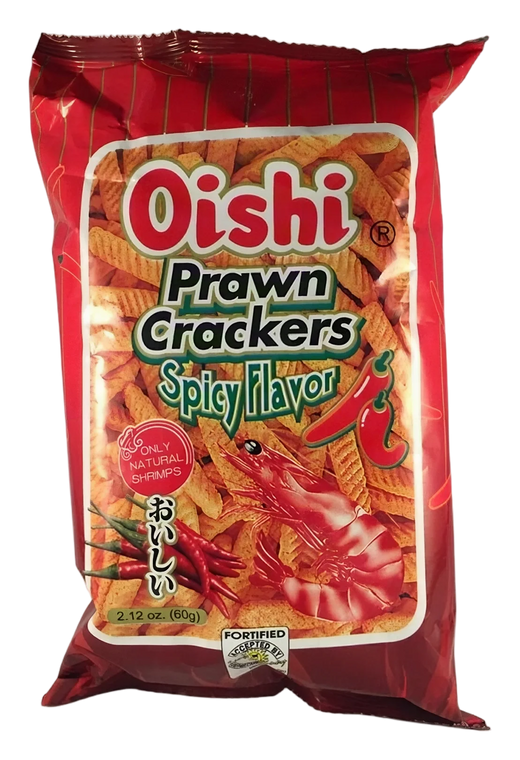 OISHI Prawn Crackers Spicy 50x60g PH