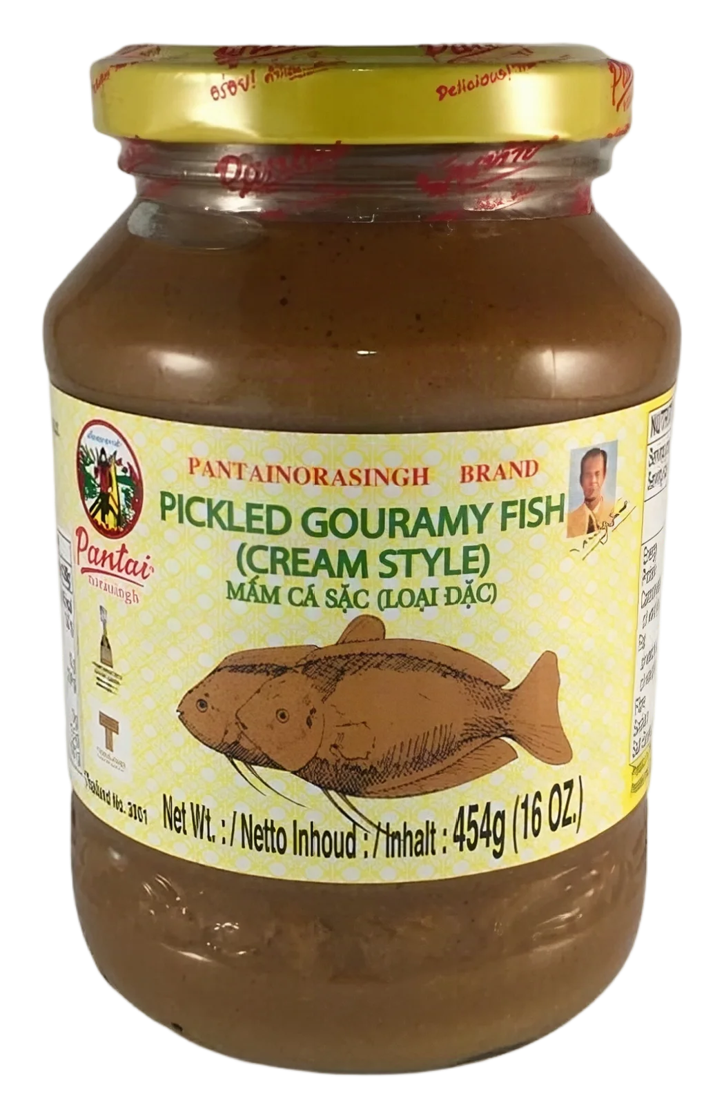 PANTAI Pickled Gouramy fish (cream)12x454g TH