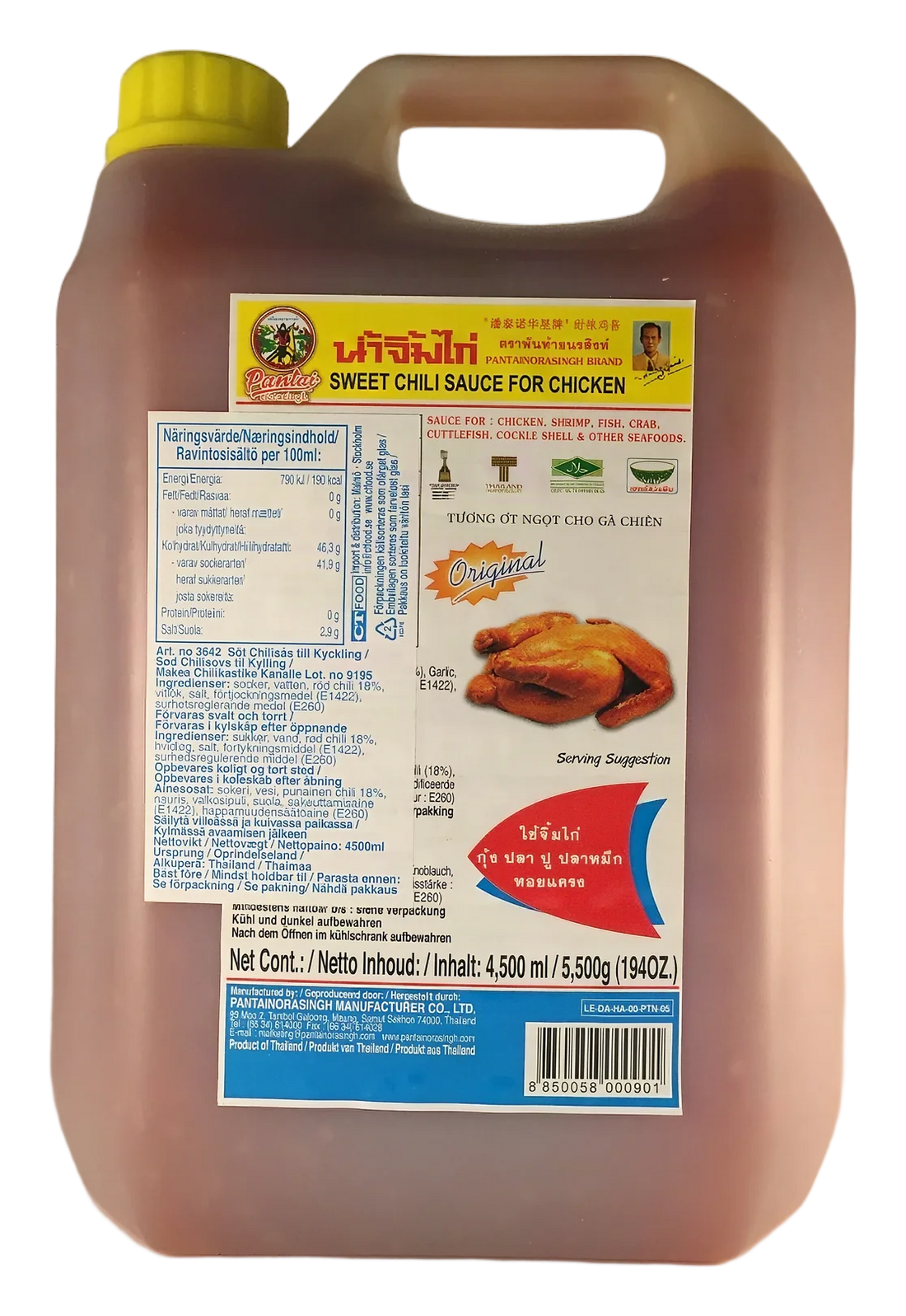 Pantai Sweet chili sauce for chicken 3x5l TH