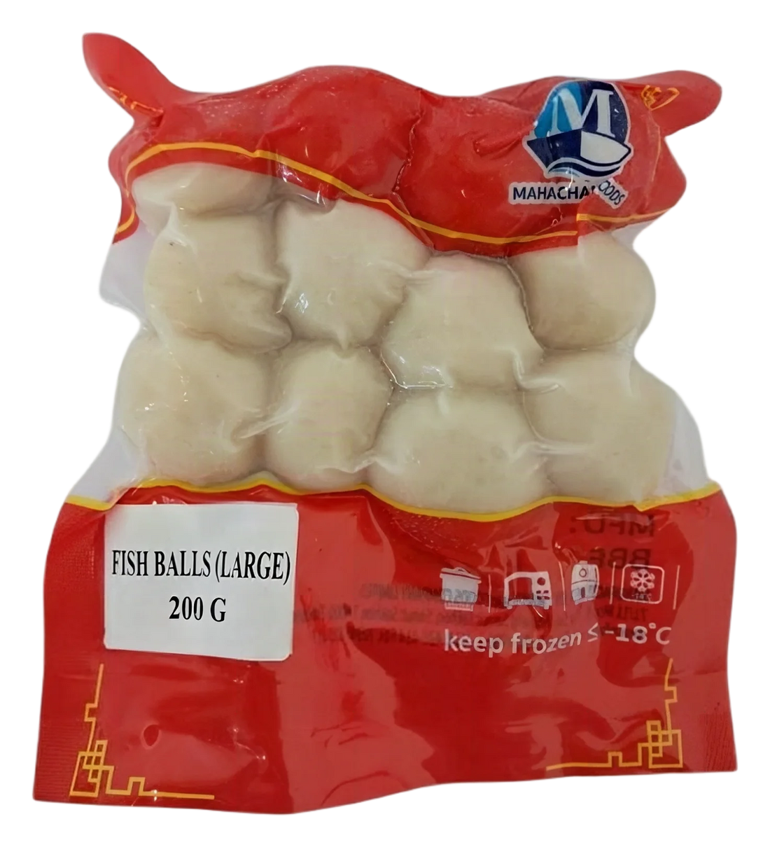 Mahachai Fish Balls (Large) 30x200g TH