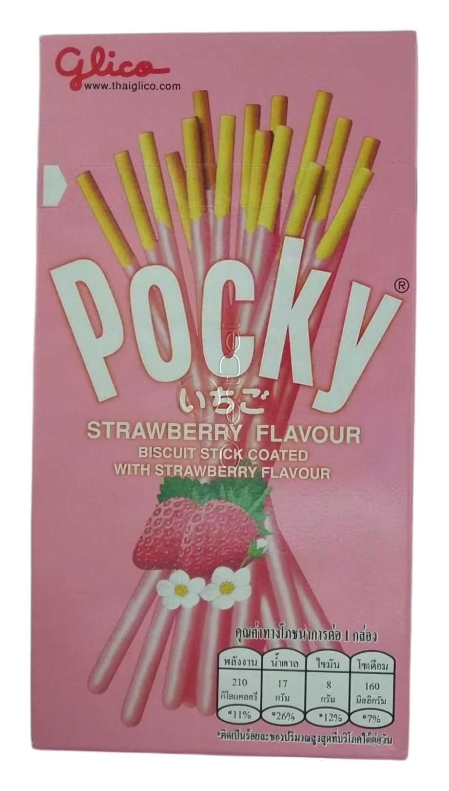 Pocky Biscuit Stick -Strawberry  10x12x43g TH