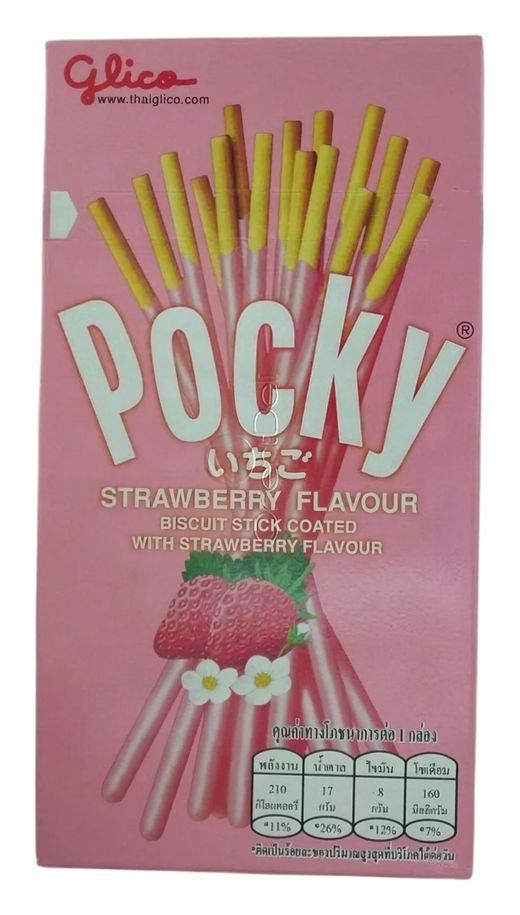 Pocky Biscuit Stick -Strawberry  10x12x43g TH