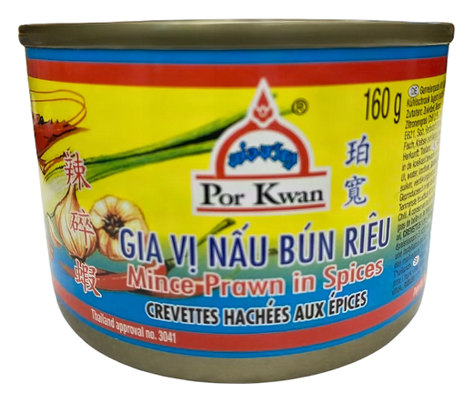 POR KWAN Mince prawn in spices 48x160g TH