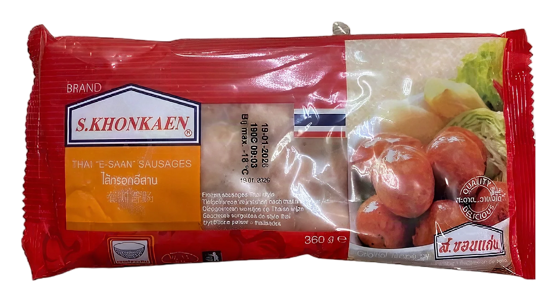 S.KHONKAEN Thai &laquo;E-SAAN&raquo; Sausages 12x360g NL