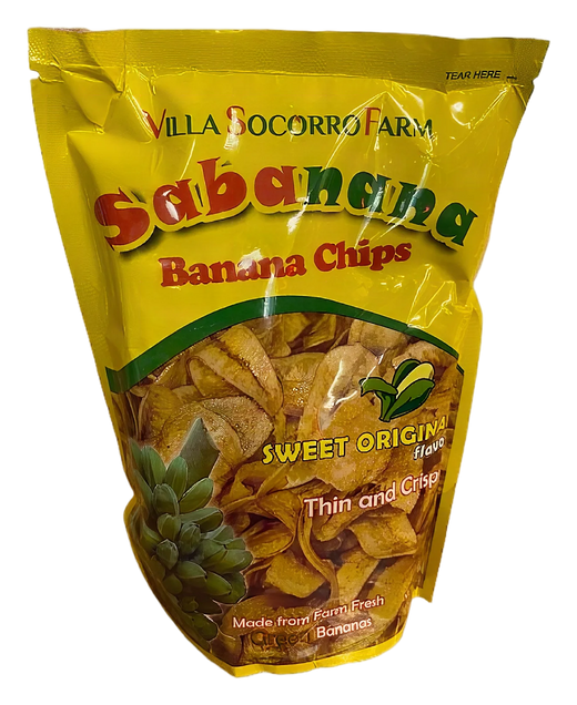 SABANANA Banana chips – sweet original 48x100f PH