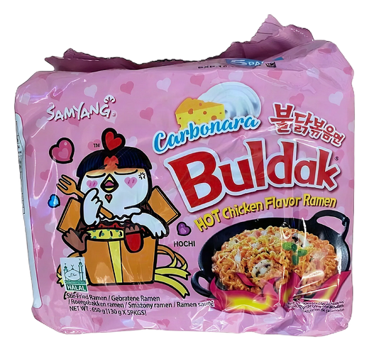 SAMYANG Hot chicken ramen – Carbonara 8x5x140g KR