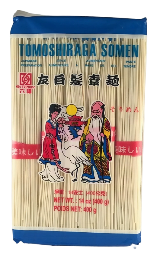SIX FORTUNE Tomoshiraga Somen Noodle 48x400g TW